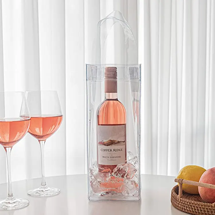 Bottle Wine Clear Pvc Bag