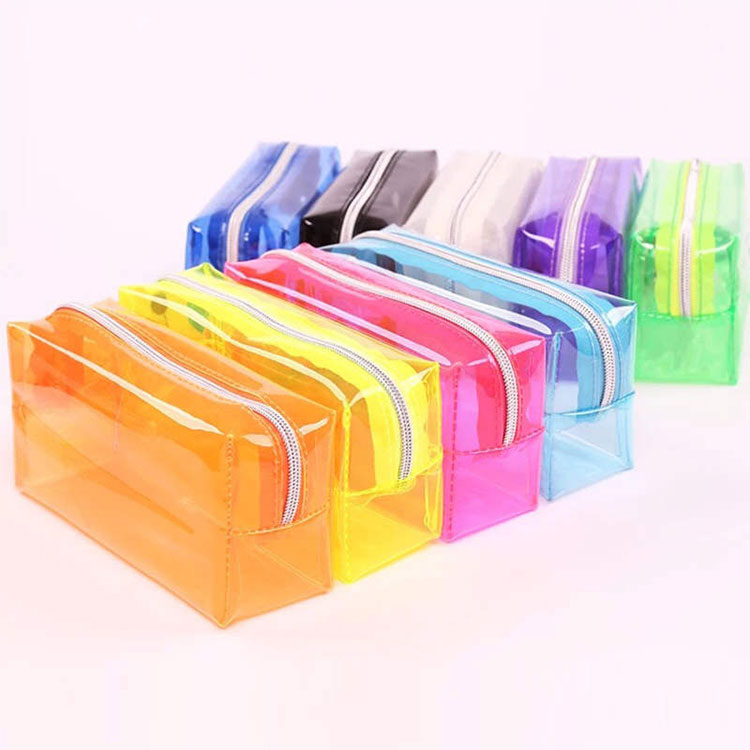 PVC Pencil Bag With Square Bottom