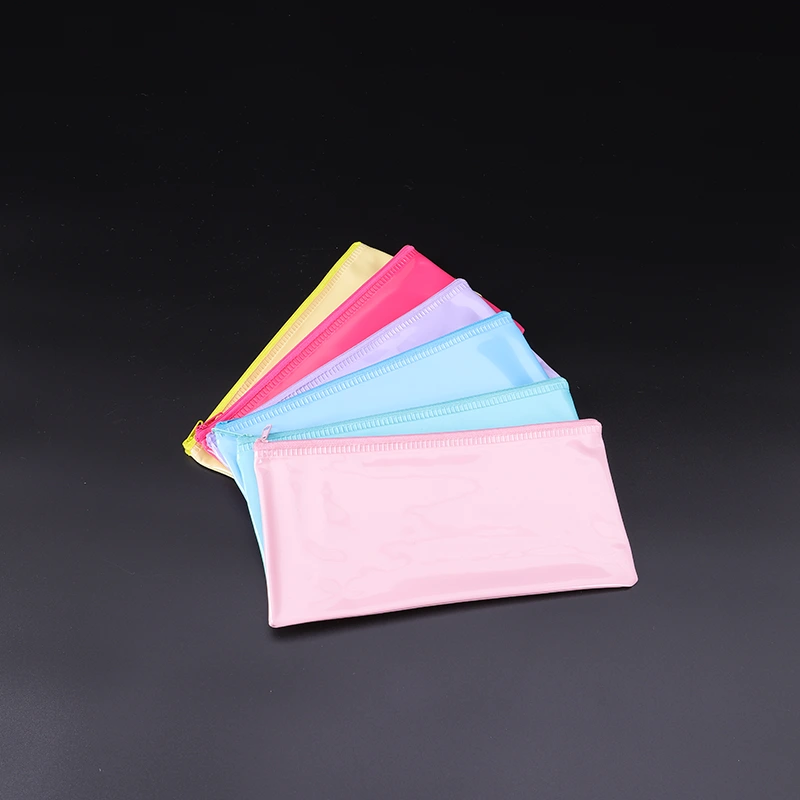 Solid Color PVC Pencil Case