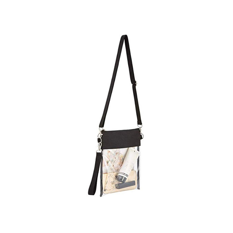 Tote Bag with Zipper Crossbody Messenger Strap