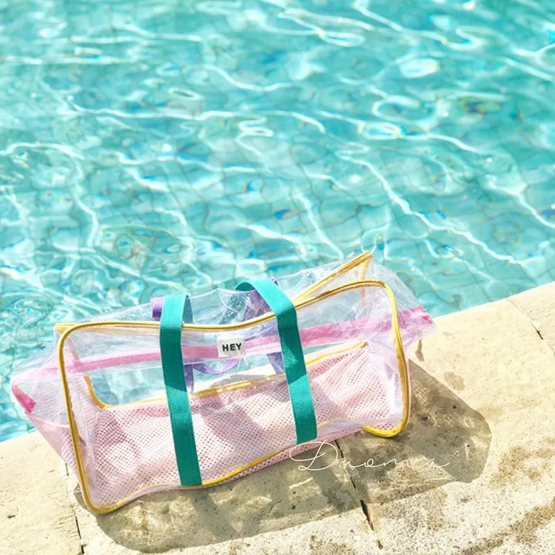 Women Pvc Beach Handbag